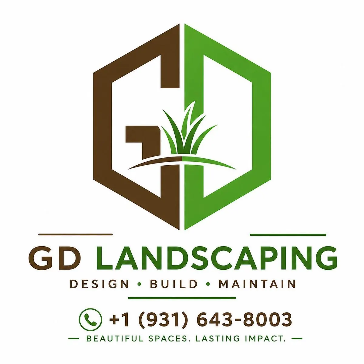 GD Landscaping logo