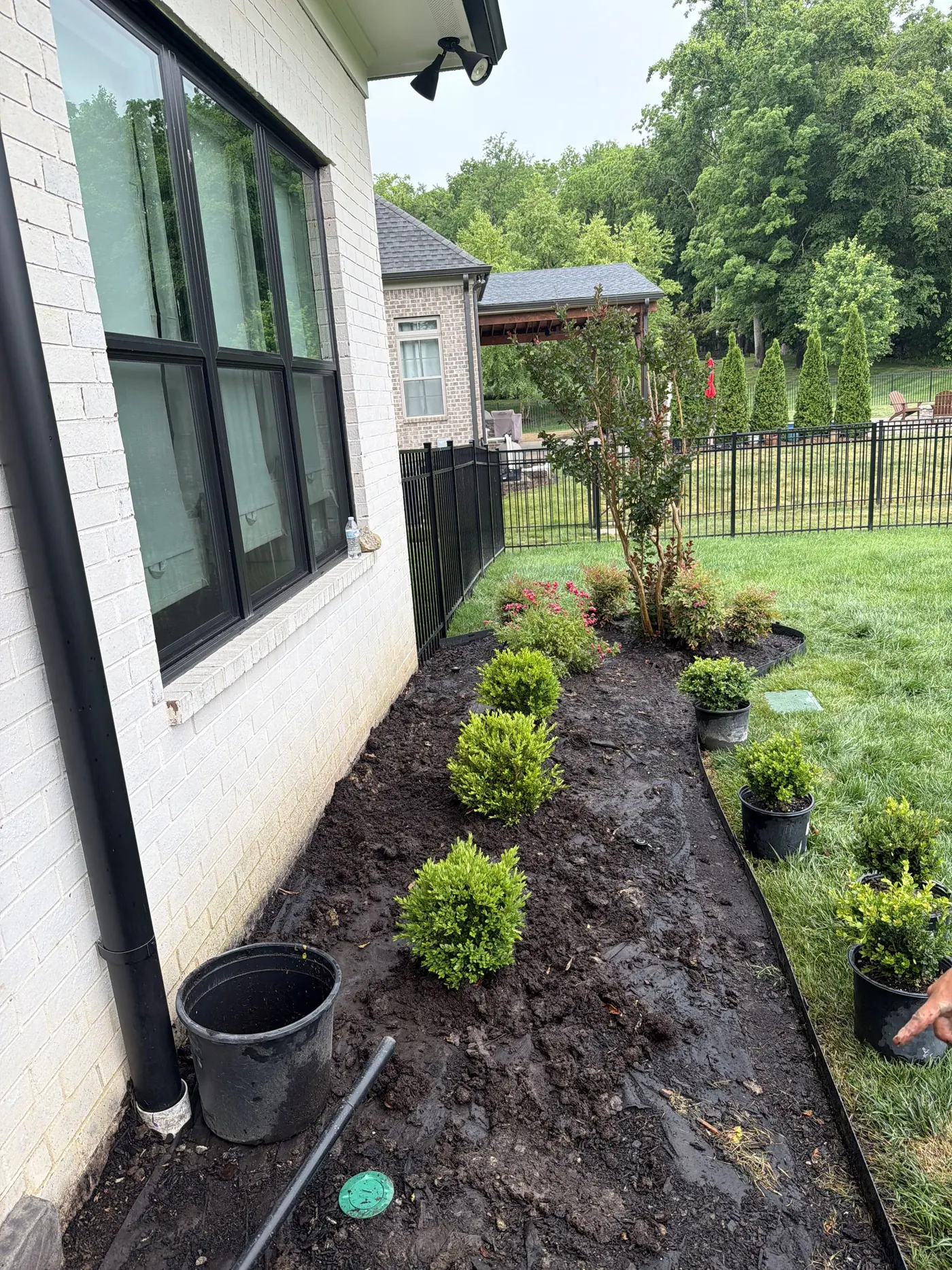 Landscape planting installation