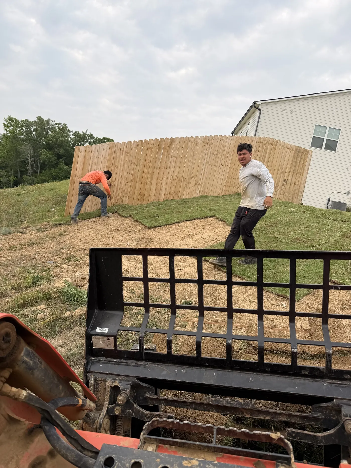 Sod installation